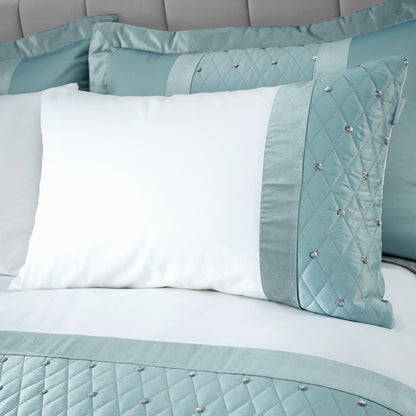 Catherine Lansfield Sequin Cluster Duvet Cover Set - Duck Egg