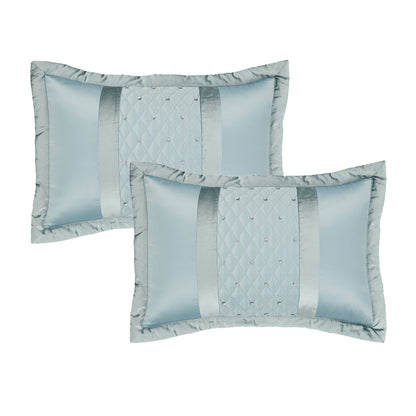 Catherine Lansfield Sequin Cluster Duvet Cover Set - Duck Egg