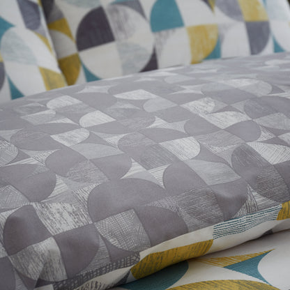 Catherine Lansfield Retro Circles Duvet Cover Set