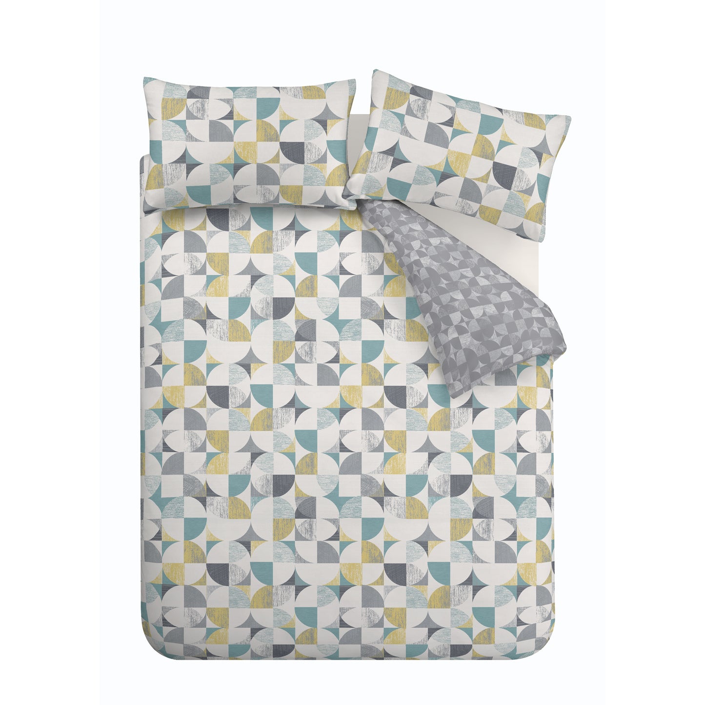 Catherine Lansfield Retro Circles Duvet Cover Set