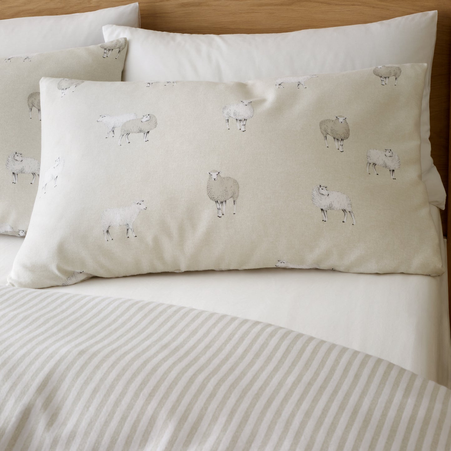 Catherine Lansfield Brushed Sheep Duvet Cover Set