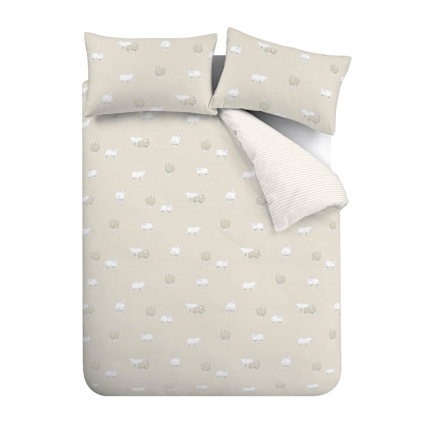 Catherine Lansfield Brushed Sheep Duvet Cover Set