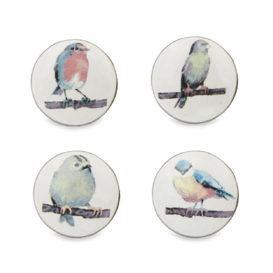 Laura Ashley Garden Birds Drawer Pulls (Pack of 4)