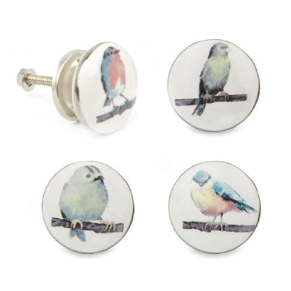 Laura Ashley Garden Birds Drawer Pulls (Pack of 4)