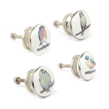 Laura Ashley Garden Birds Drawer Pulls (Pack of 4)