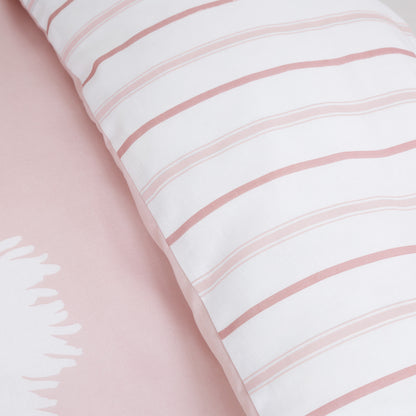 Catherine Lansfield Meadowsweet Floral Duvet Cover Set - Blush