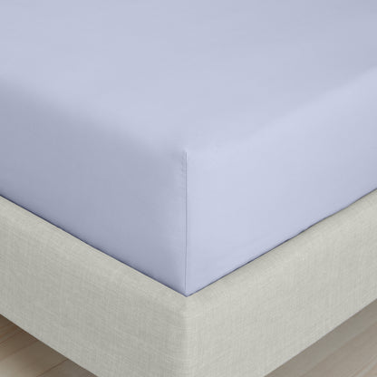 Bianca 200TC Cotton Percale Fitted Sheet - Lavender