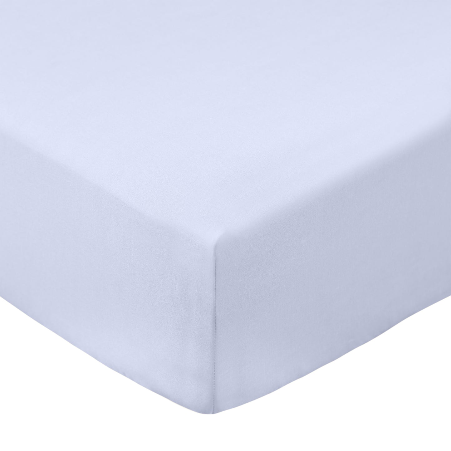 Bianca 200TC Cotton Percale Fitted Sheet - Lavender