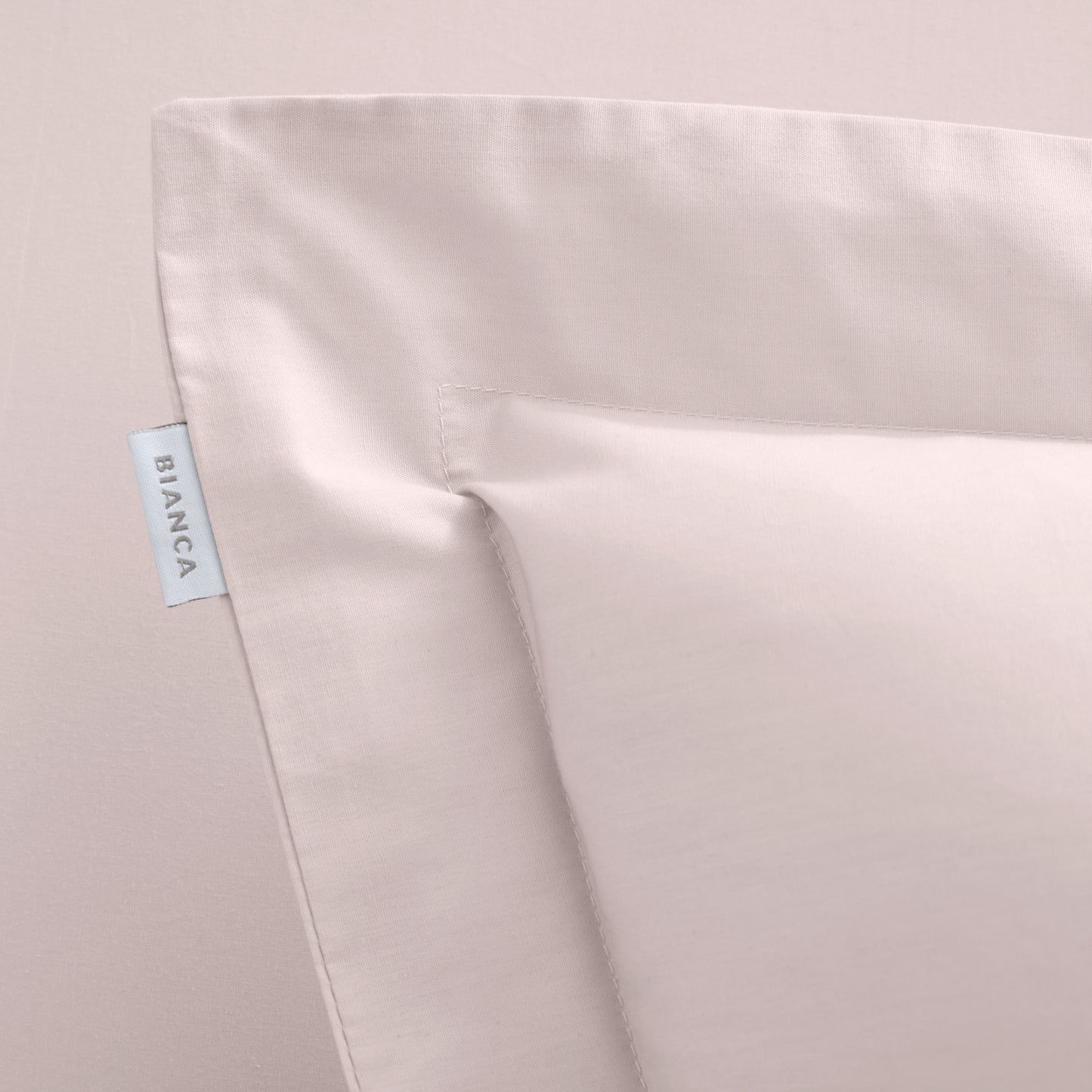 Bianca 200TC Cotton Percale Fitted Sheet - Blush