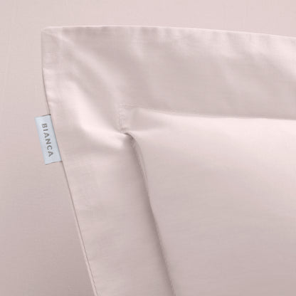 Bianca 200TC Cotton Percale Fitted Sheet - Blush
