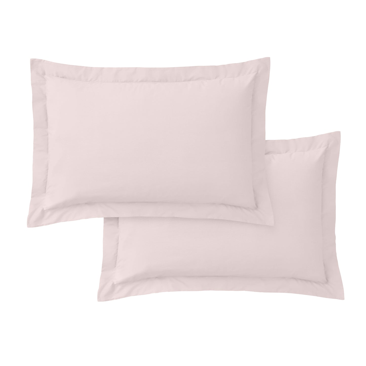 Bianca 200TC Cotton Percale Fitted Sheet - Blush
