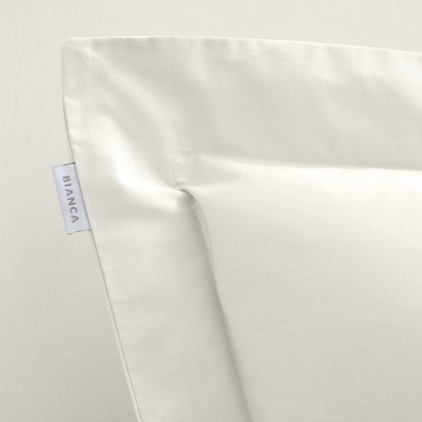 Bianca 200TC Cotton Percale Fitted Sheet - Cream