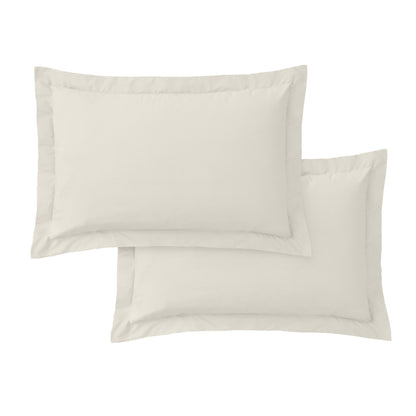 Bianca 200TC Cotton Percale Fitted Sheet - Natural