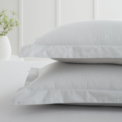 Bianca 200TC Cotton Percale Fitted Sheet - Grey