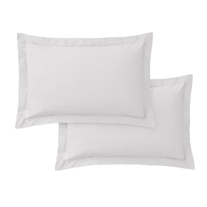 Bianca 200TC Cotton Percale Fitted Sheet - Grey