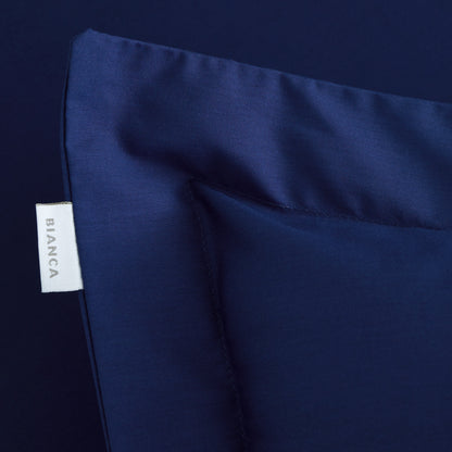 Bianca 200TC Cotton Percale Fitted Sheet - Navy