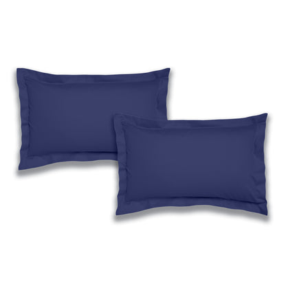 Bianca 200TC Cotton Percale Fitted Sheet - Navy