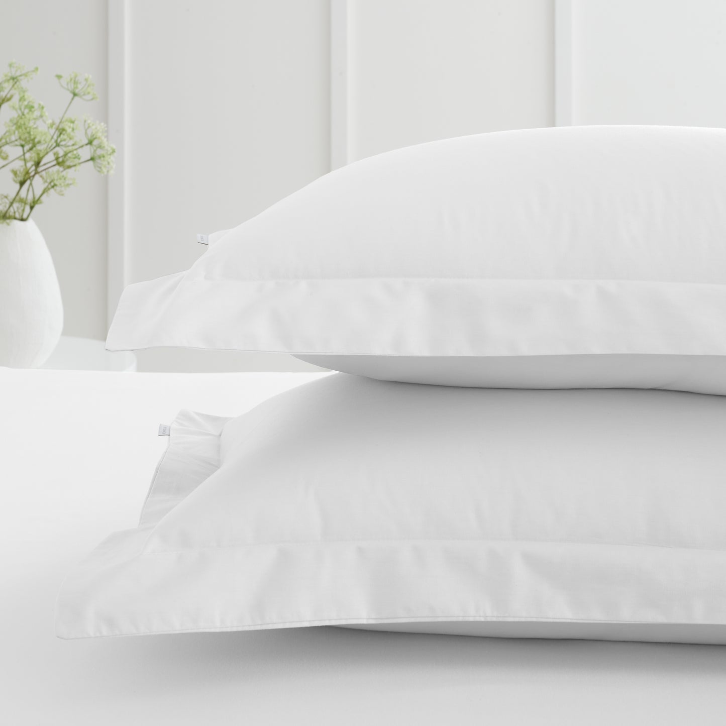 Bianca 200TC Cotton Percale Fitted Sheet - White