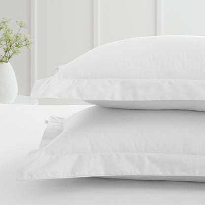 Bianca 200TC Cotton Percale Fitted Sheet - White