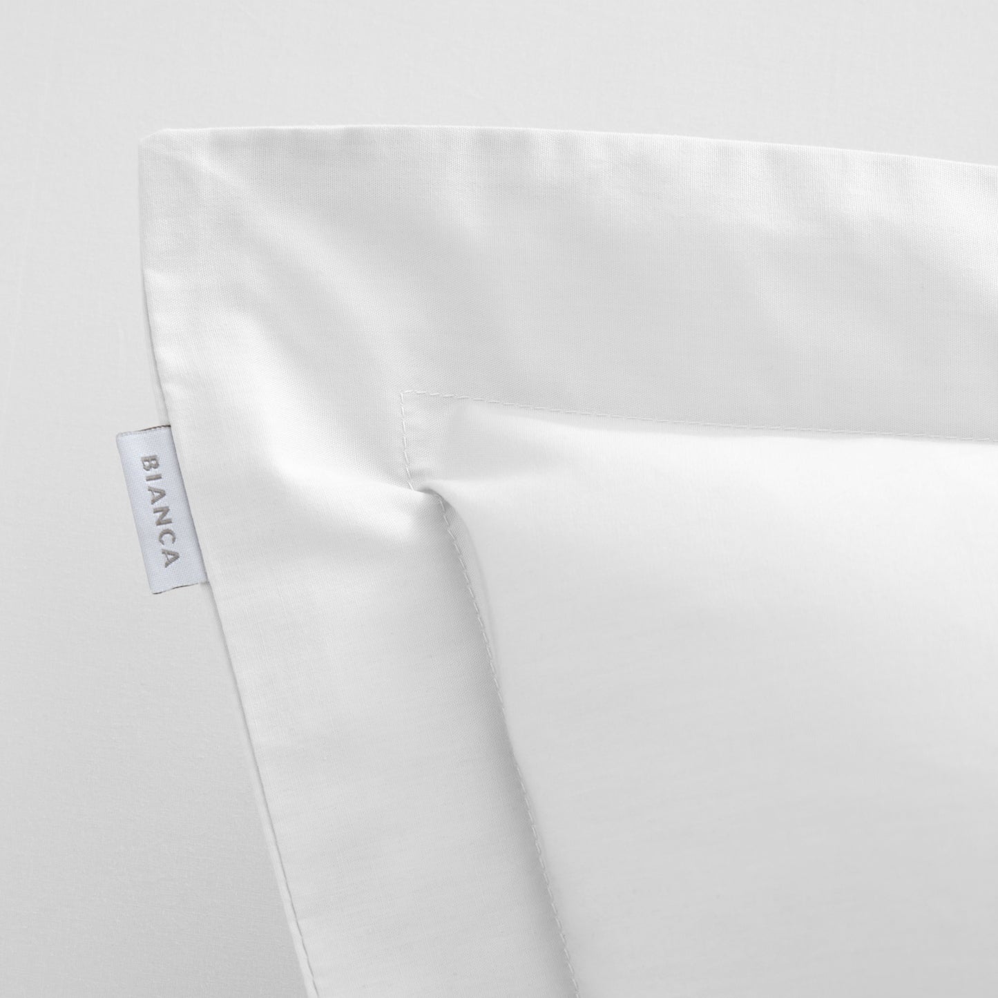 Bianca 200TC Cotton Percale Fitted Sheet - White