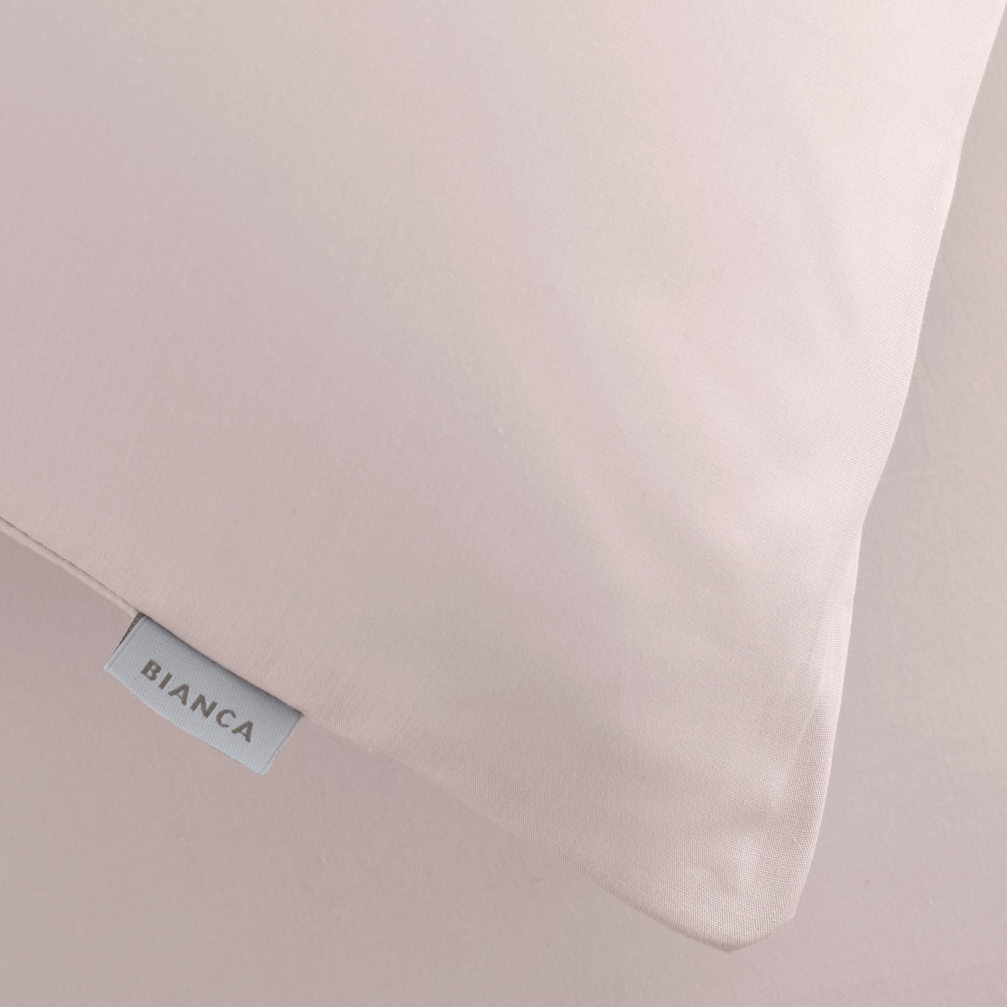 Bianca 200TC Cotton Percale Fitted Sheet - Blush