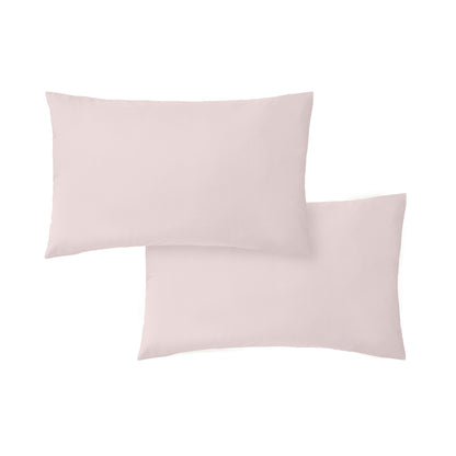 Bianca 200TC Cotton Percale Fitted Sheet - Blush