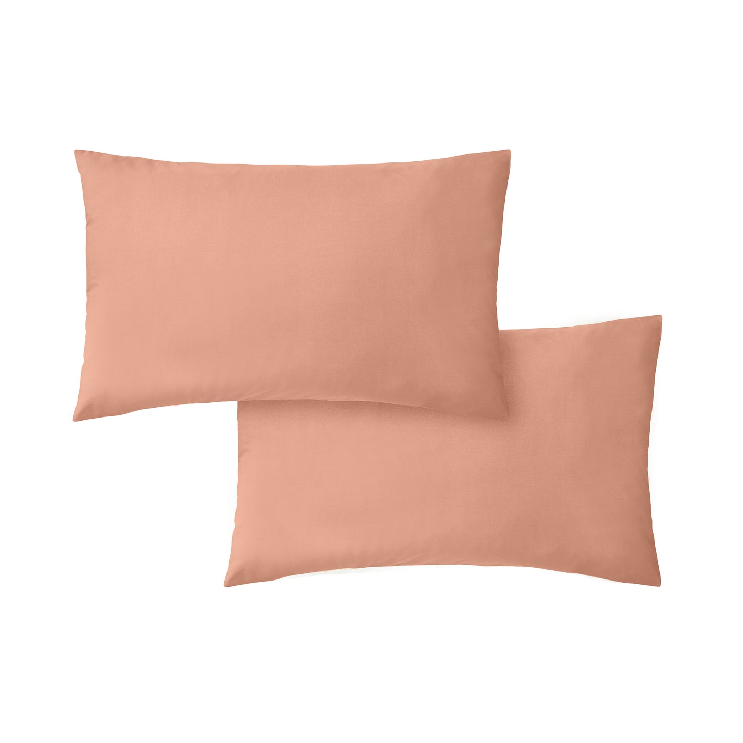 Bianca 200TC Cotton Percale Fitted Sheet - Clay