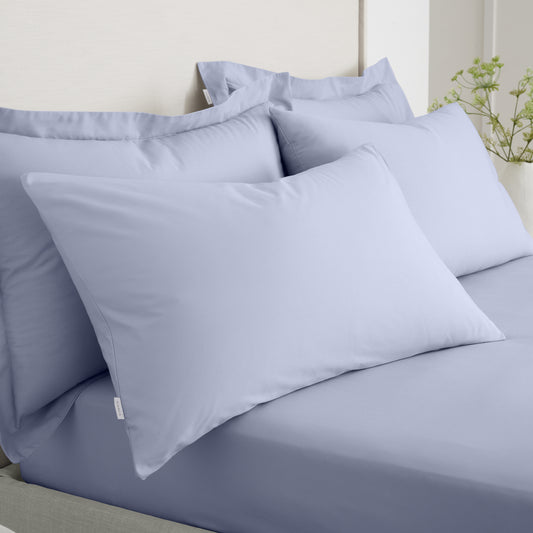 Bianca 200TC Cotton Percale Fitted Sheet - Lavender