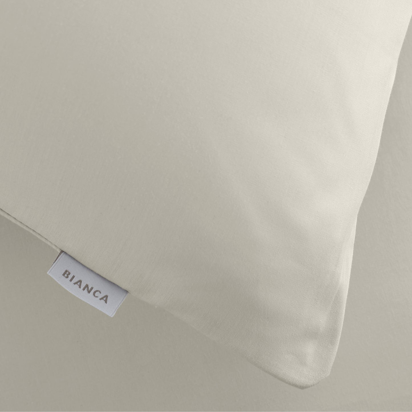 Bianca 200TC Cotton Percale Fitted Sheet - Natural