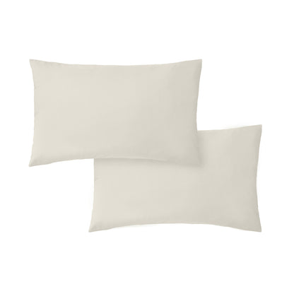 Bianca 200TC Cotton Percale Fitted Sheet - Natural