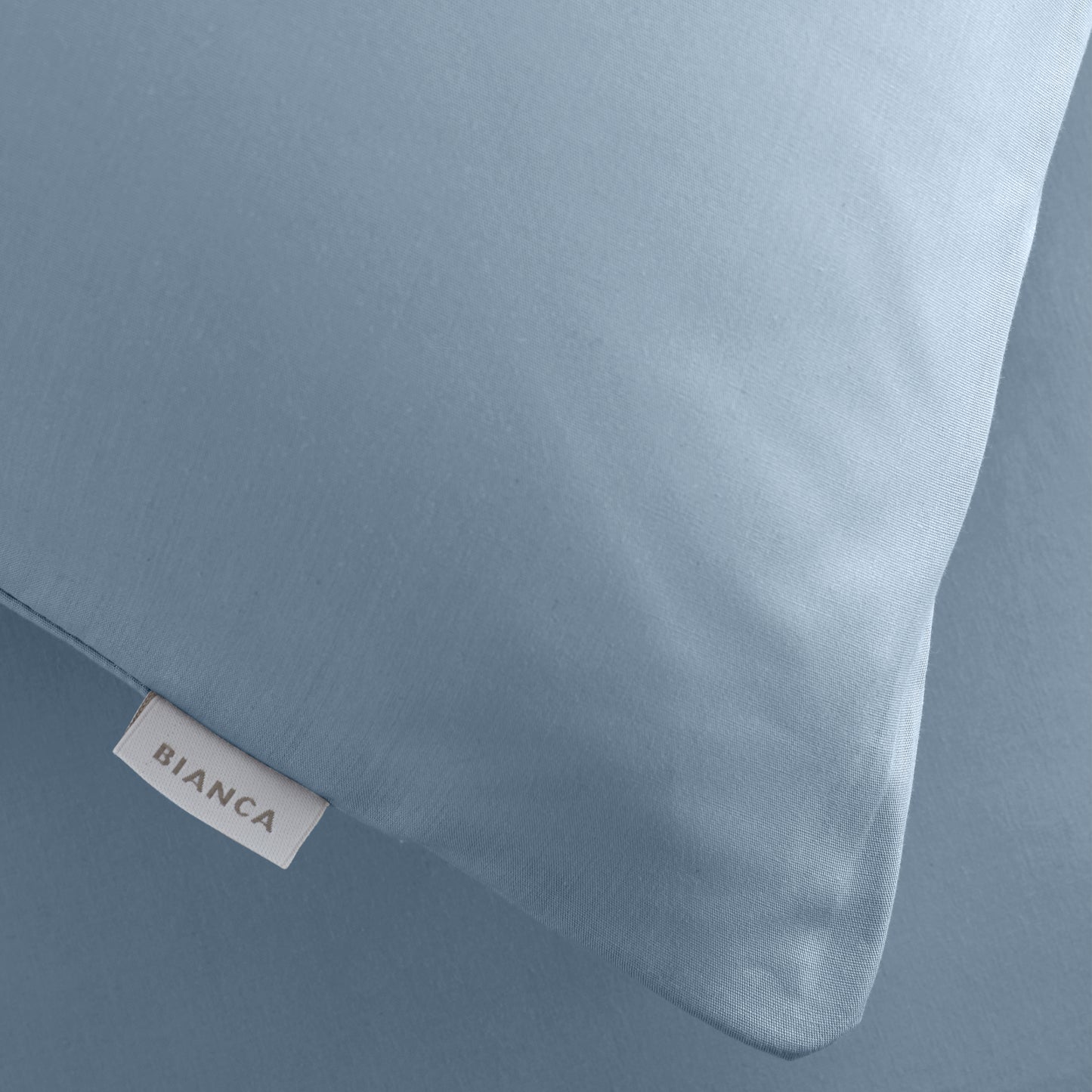 Bianca 200TC Cotton Percale Fitted Sheet - Blue