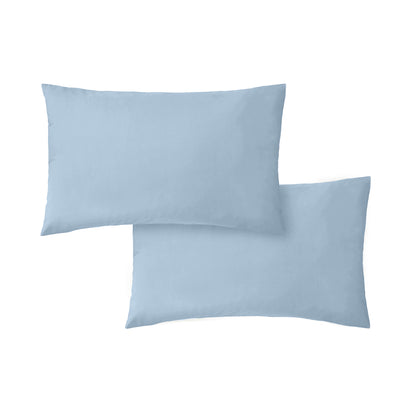 Bianca 200TC Cotton Percale Fitted Sheet - Blue