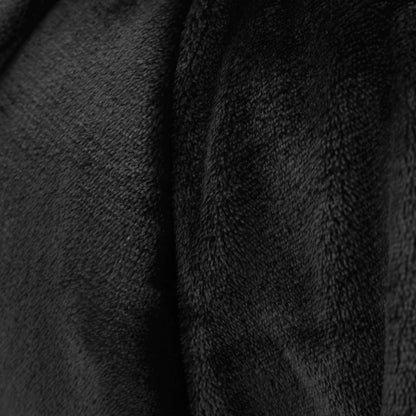 Catherine Lansfield Raschel Velvet Touch Throw - Black
