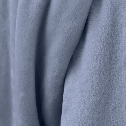 Catherine Lansfield Raschel Velvet Touch Throw - Blue