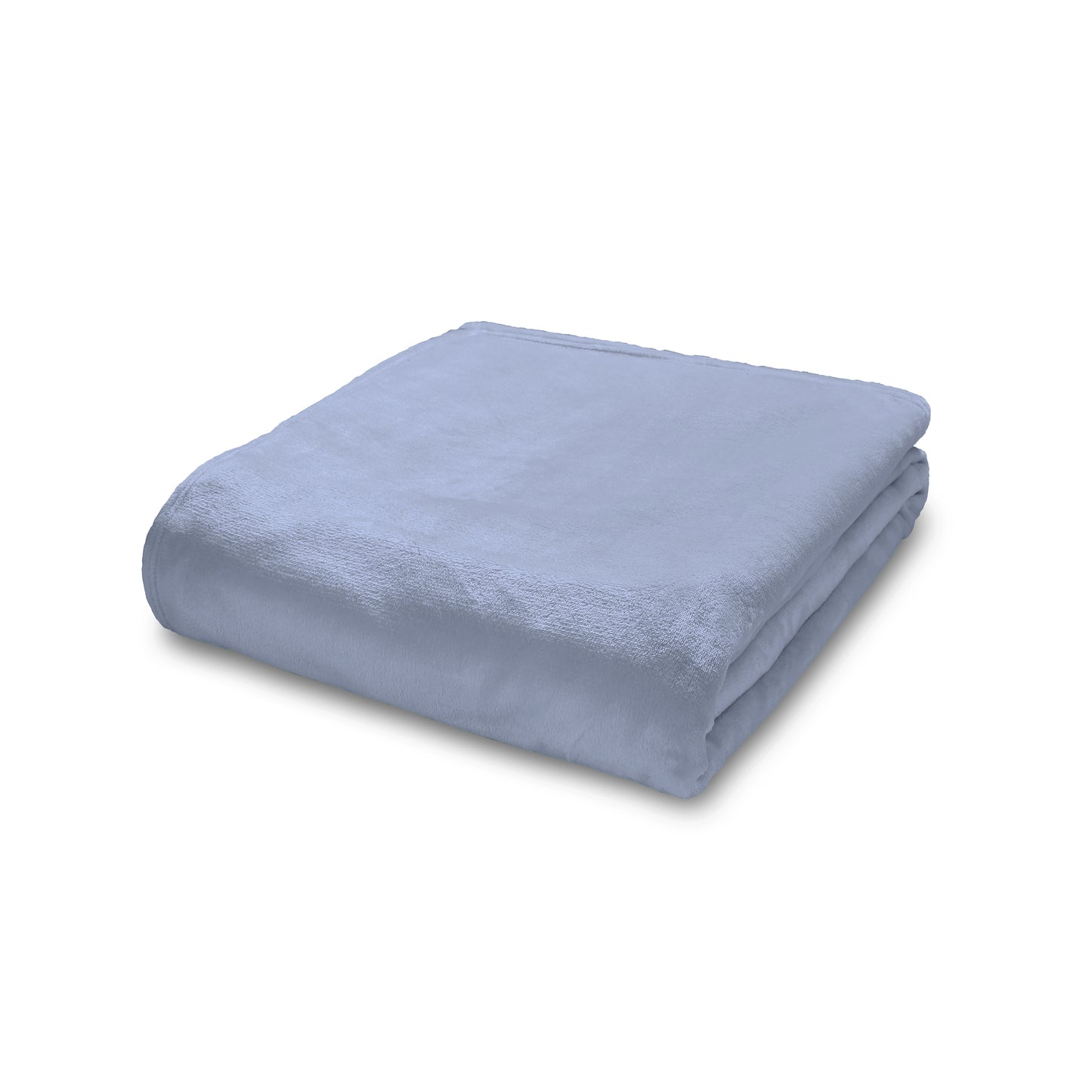 Catherine Lansfield Raschel Velvet Touch Throw - Blue