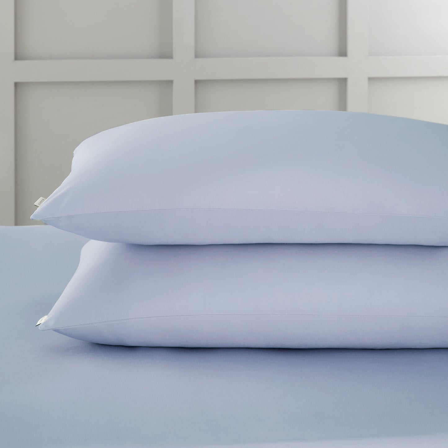 Bianca 400TC Cotton Sateen Fitted Sheet - Blue