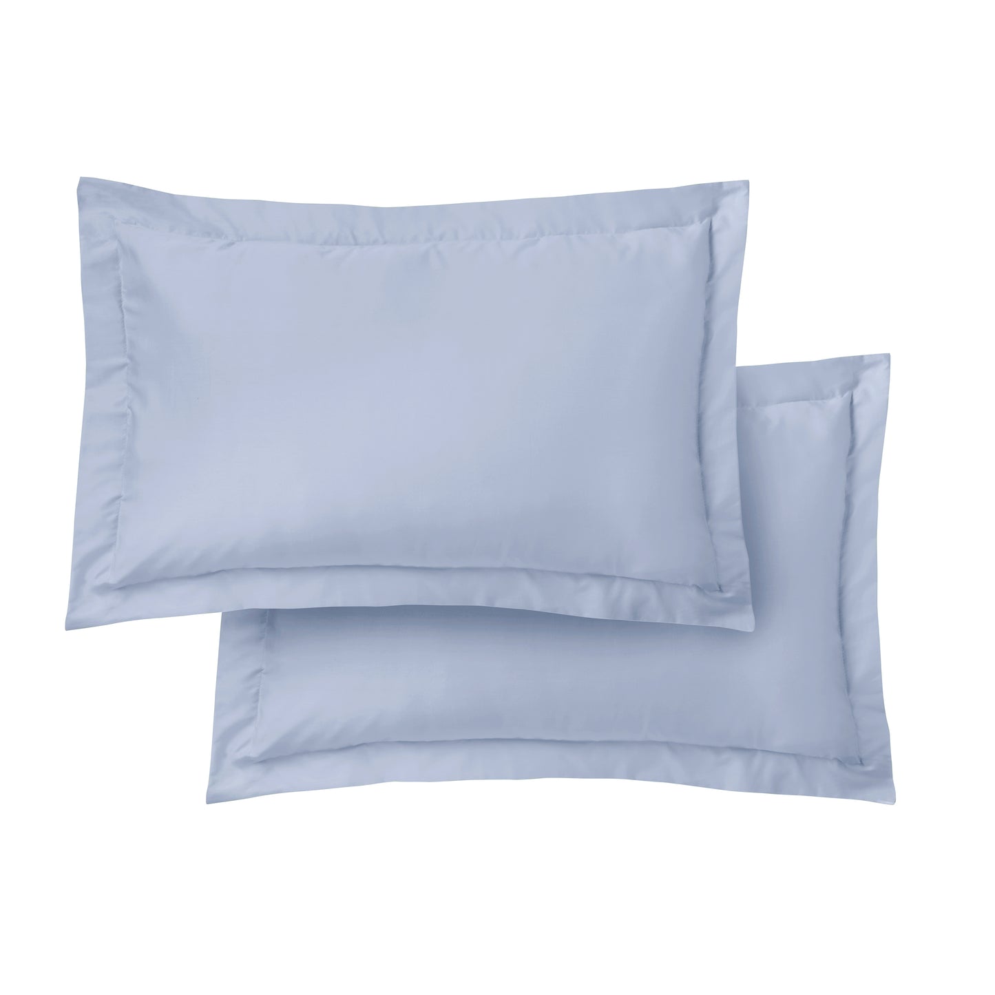 Bianca 400TC Cotton Sateen Fitted Sheet - Blue