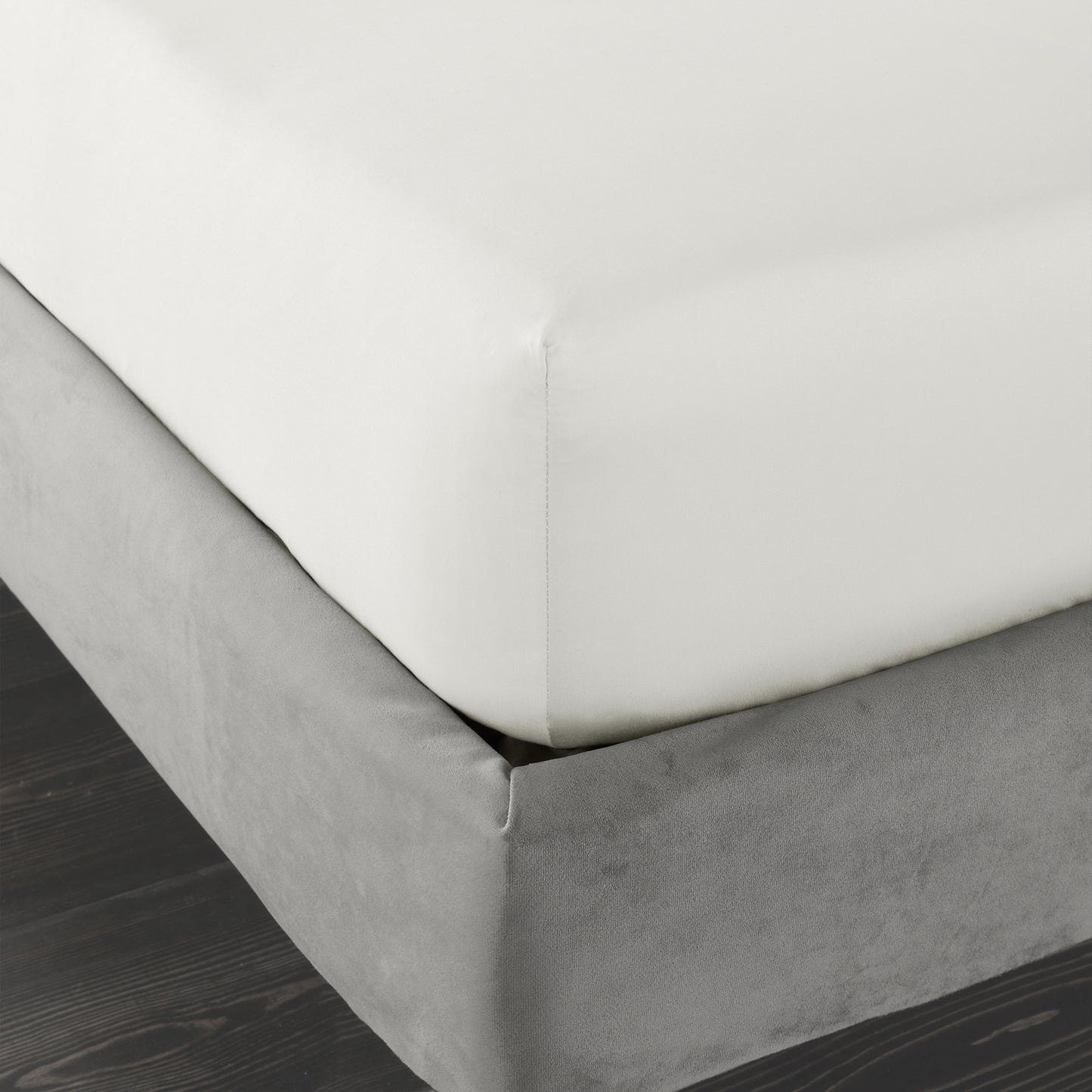 Bianca 400TC Cotton Sateen Fitted Sheet - Ivory