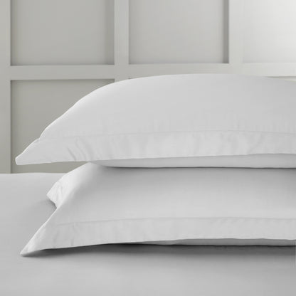 Bianca 400TC Cotton Sateen Fitted Sheet - Dove Grey