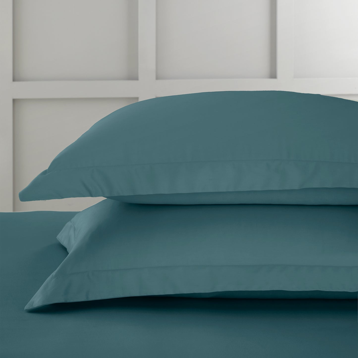 Bianca 400TC Cotton Sateen Fitted Sheet - Teal