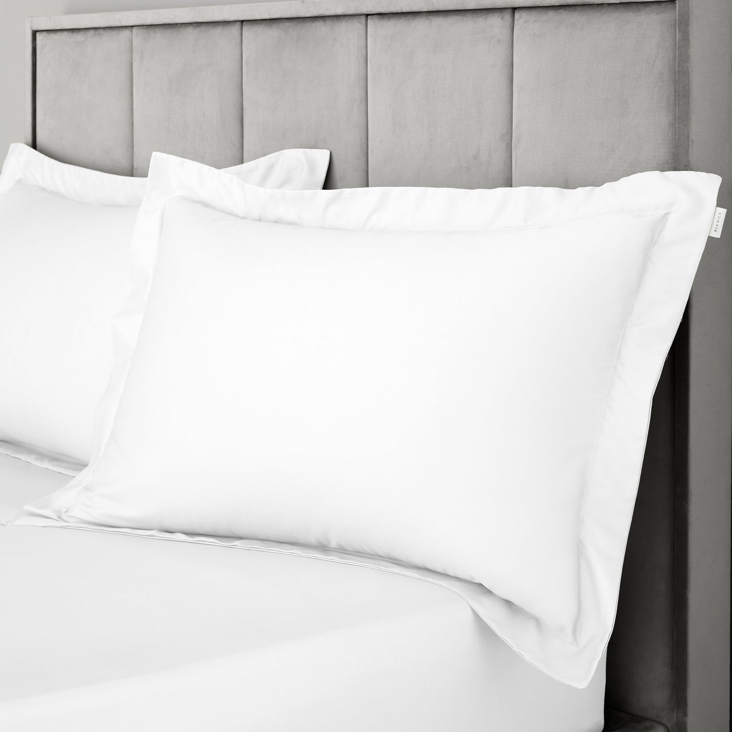 Bianca 400TC Cotton Sateen Fitted Sheet - White