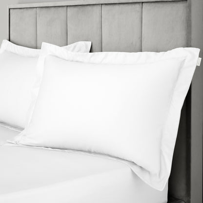 Bianca 400TC Cotton Sateen Fitted Sheet - White