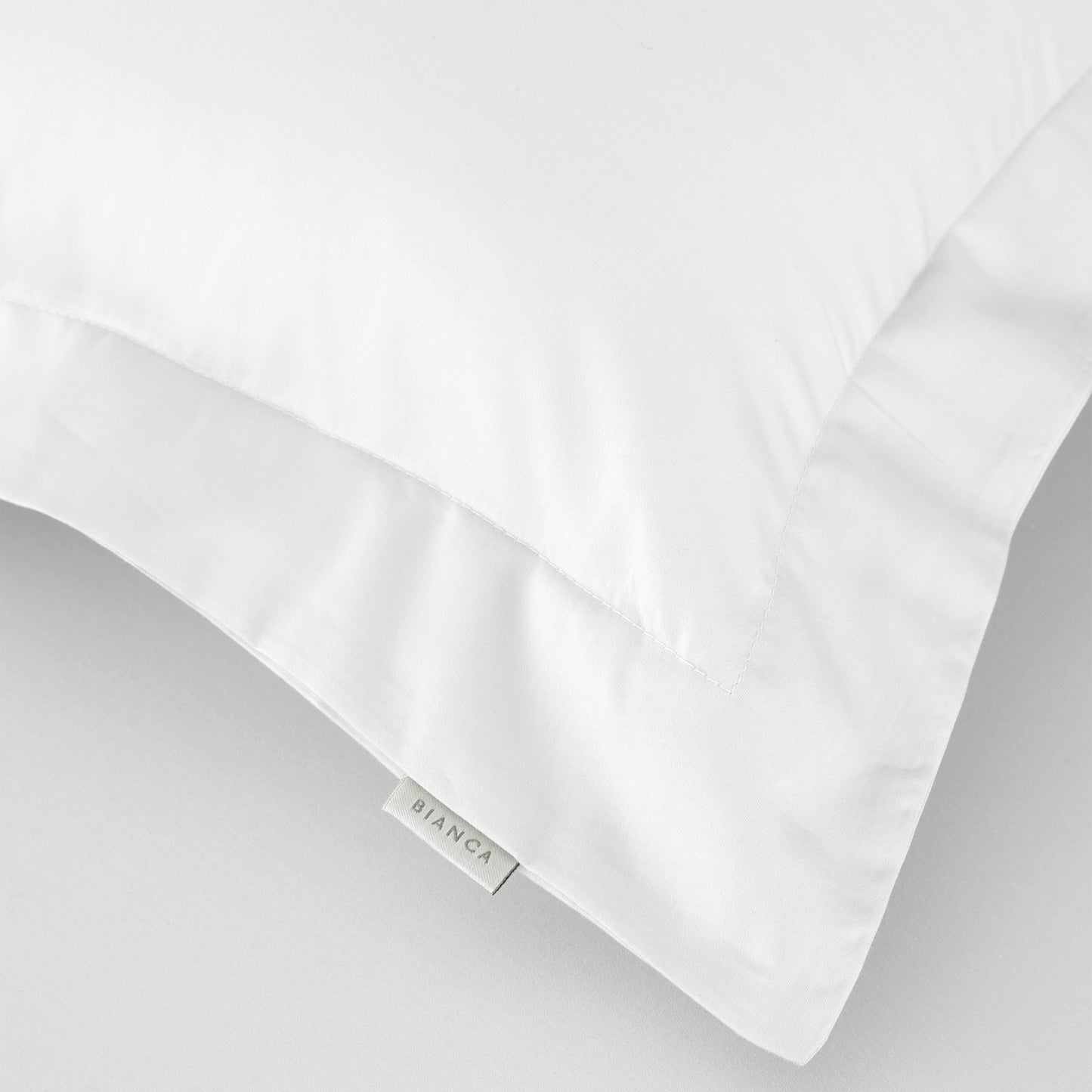 Bianca 400TC Cotton Sateen Fitted Sheet - White