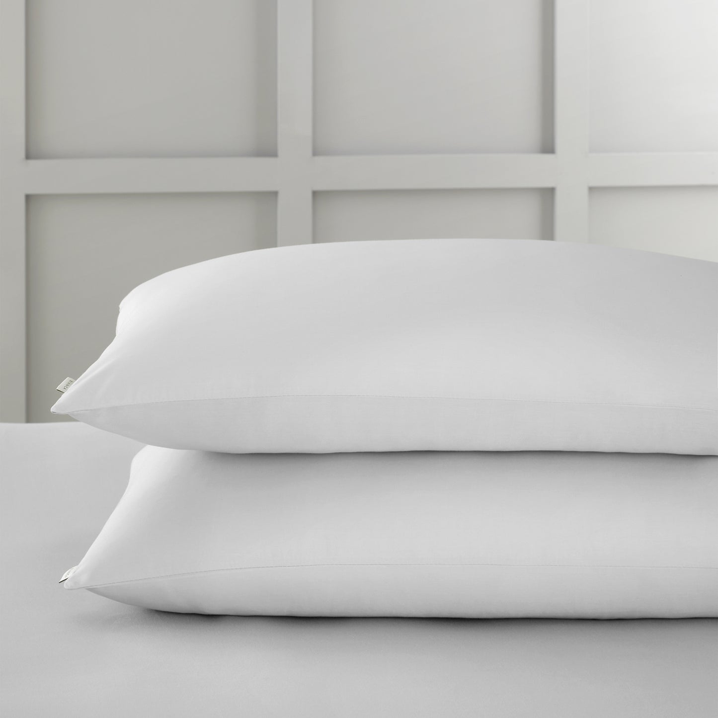 Bianca 400TC Cotton Sateen Fitted Sheet - Dove Grey