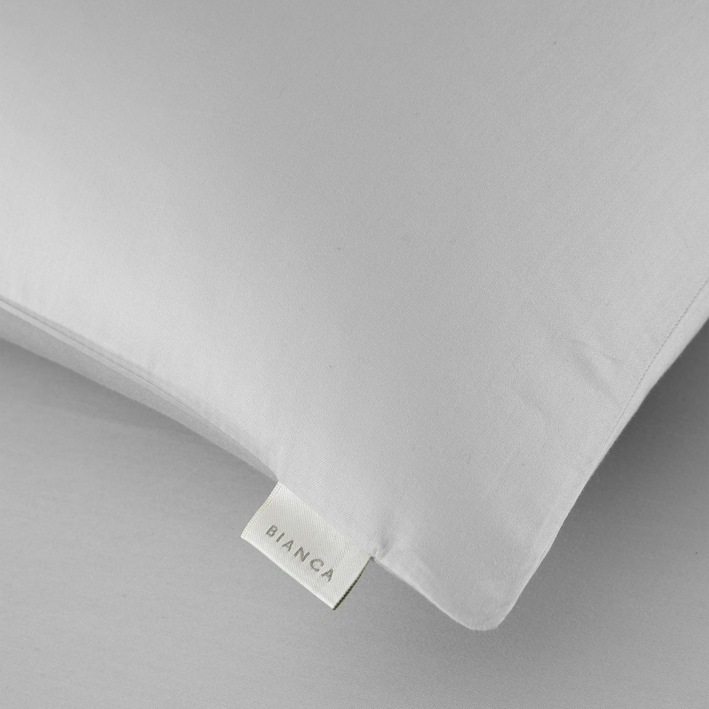 Bianca 400TC Cotton Sateen Fitted Sheet - Dove Grey