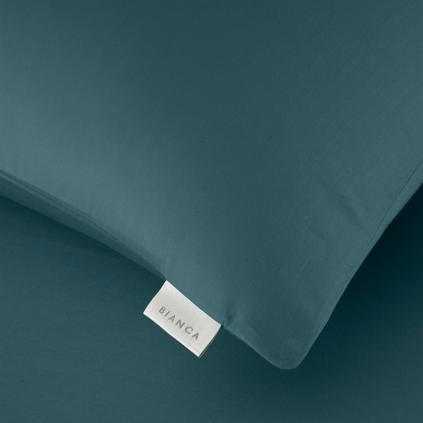 Bianca 400TC Cotton Sateen Fitted Sheet - Teal