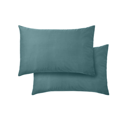 Bianca 400TC Cotton Sateen Fitted Sheet - Teal