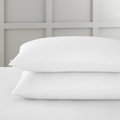 Bianca 400TC Cotton Sateen Fitted Sheet - White