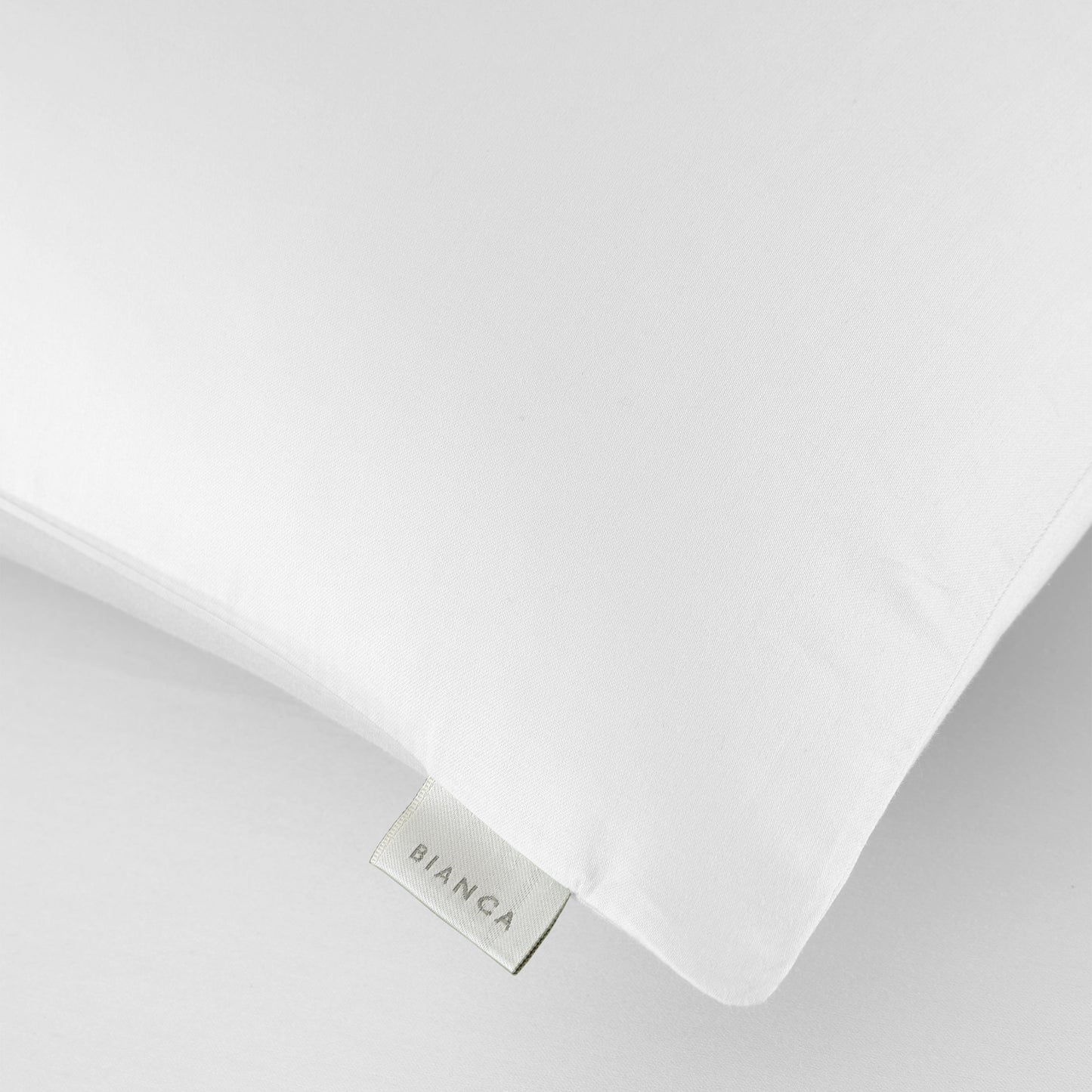 Bianca 400TC Cotton Sateen Fitted Sheet - White