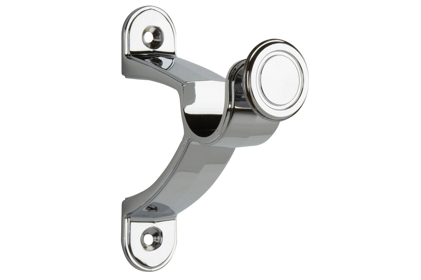 Hallis Galleria 35mm Metal Curtain Pole End Bracket - Chrome